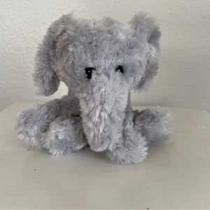 Gray Elephant Plush Stuffed Animal 7”